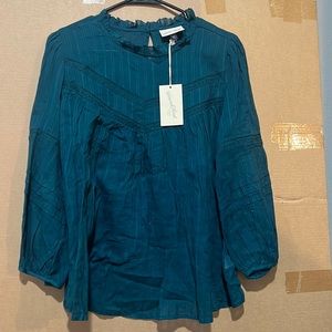Teal blouse